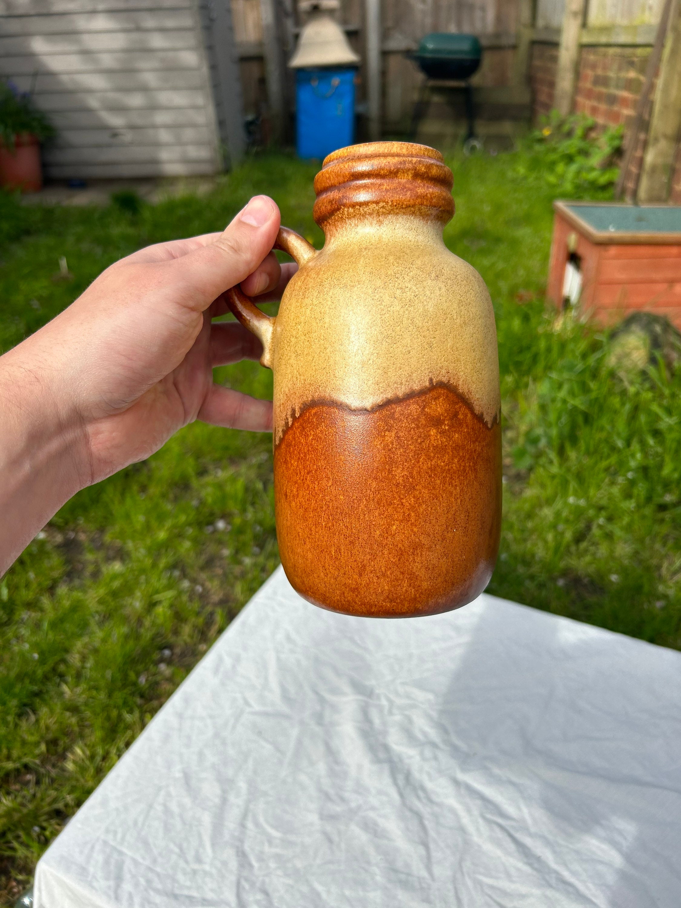 West Germany Pottery Bottle (DEB) West Germany Pottery Bottle (DEB)
