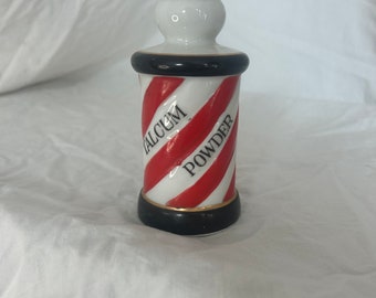 Shaker à talc en céramique vintage