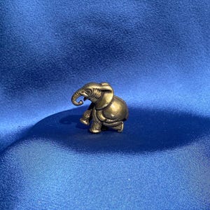 Vintage Small Brass Elephant