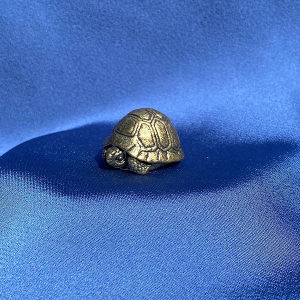 Small Brass Turtle