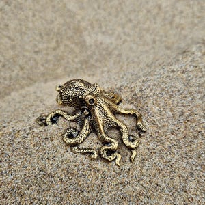 Vintage Brass Octopus