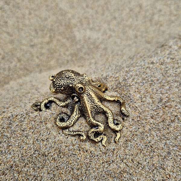 Vintage Brass Octopus