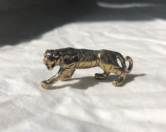 Vintage Brass Tiger