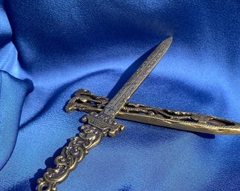 Brass Dragon Letter Opener