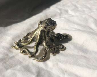 Vintage Brass Octopus