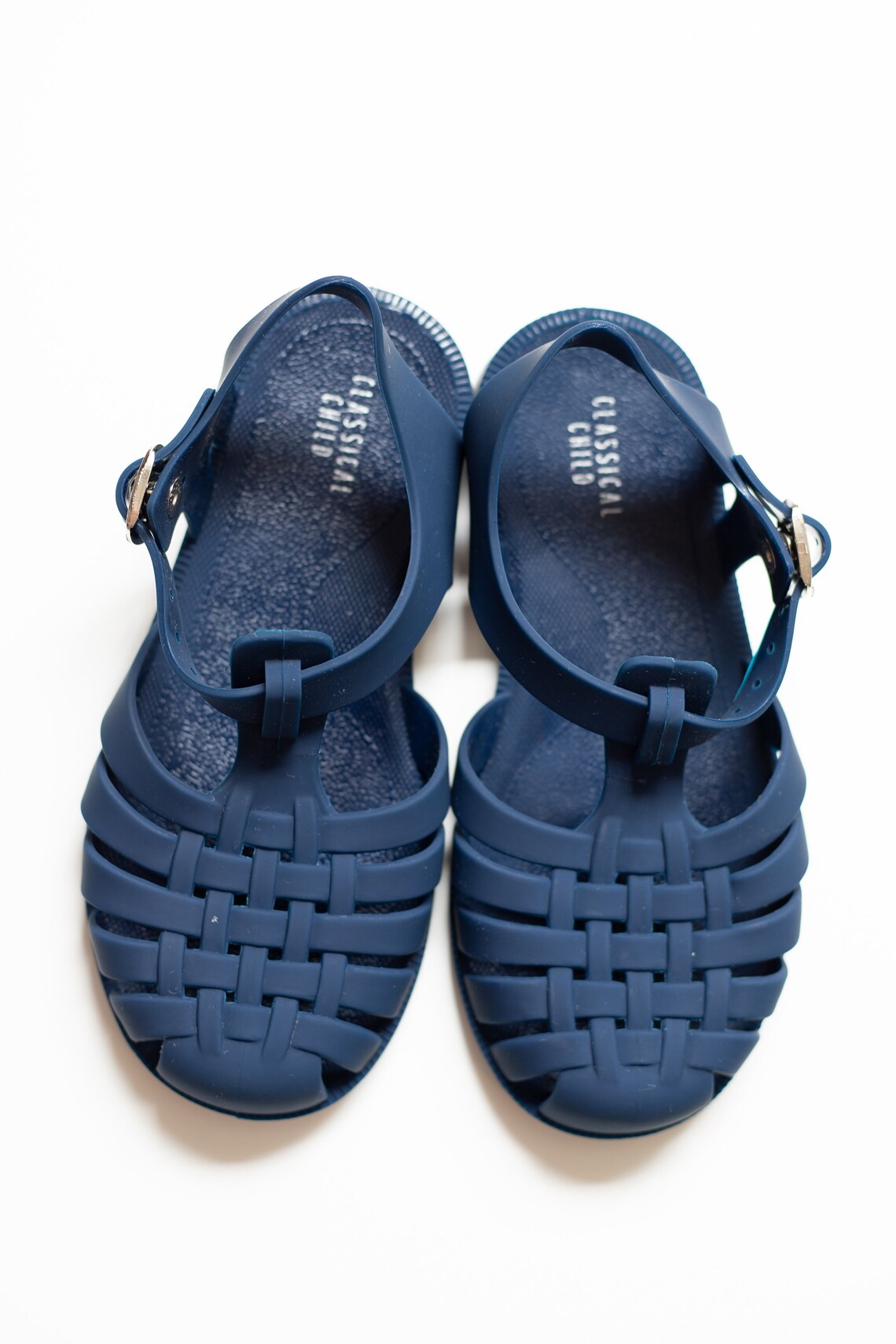 Childrens Jelly Shoes Navy Blue Etsy