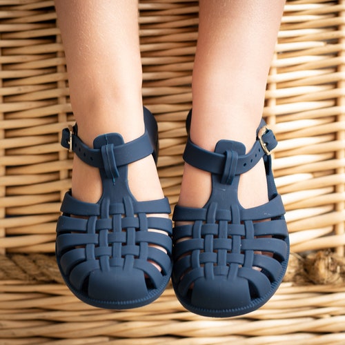 Childrens Jelly Shoes Navy Blue - Etsy