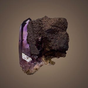 Guerrero Amethyst on Manganese-Bearing Matrix | Amethyst Crystal | Guerrero, Mexico