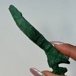 Incredible Natural Green Malachite Stalactite