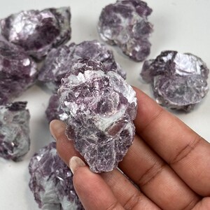 Raw Natural Lithium Purple Lepidolite Mica, Minas Gerais, Brazil
