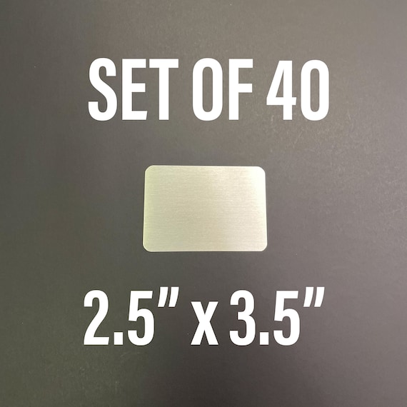2 5 X 3 5 Aluminum Sublimation Blanks 40pcs Etsy 2 5 X 3 5 Aluminum Sublimation Blanks 40pcs Etsy