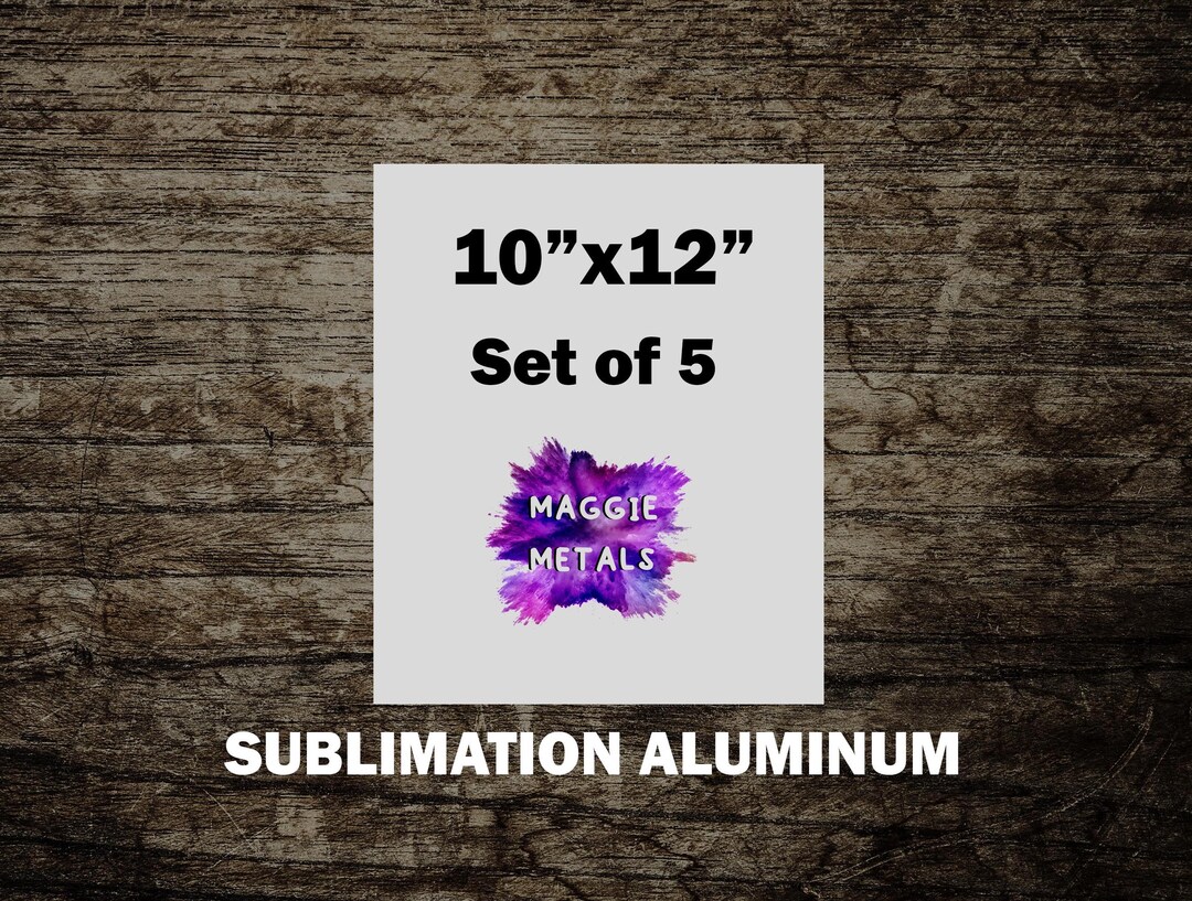 20 Pack – 8x10 Gloss White Aluminum Sublimation Blanks – Square Photo Panels – Made In USA - View #2