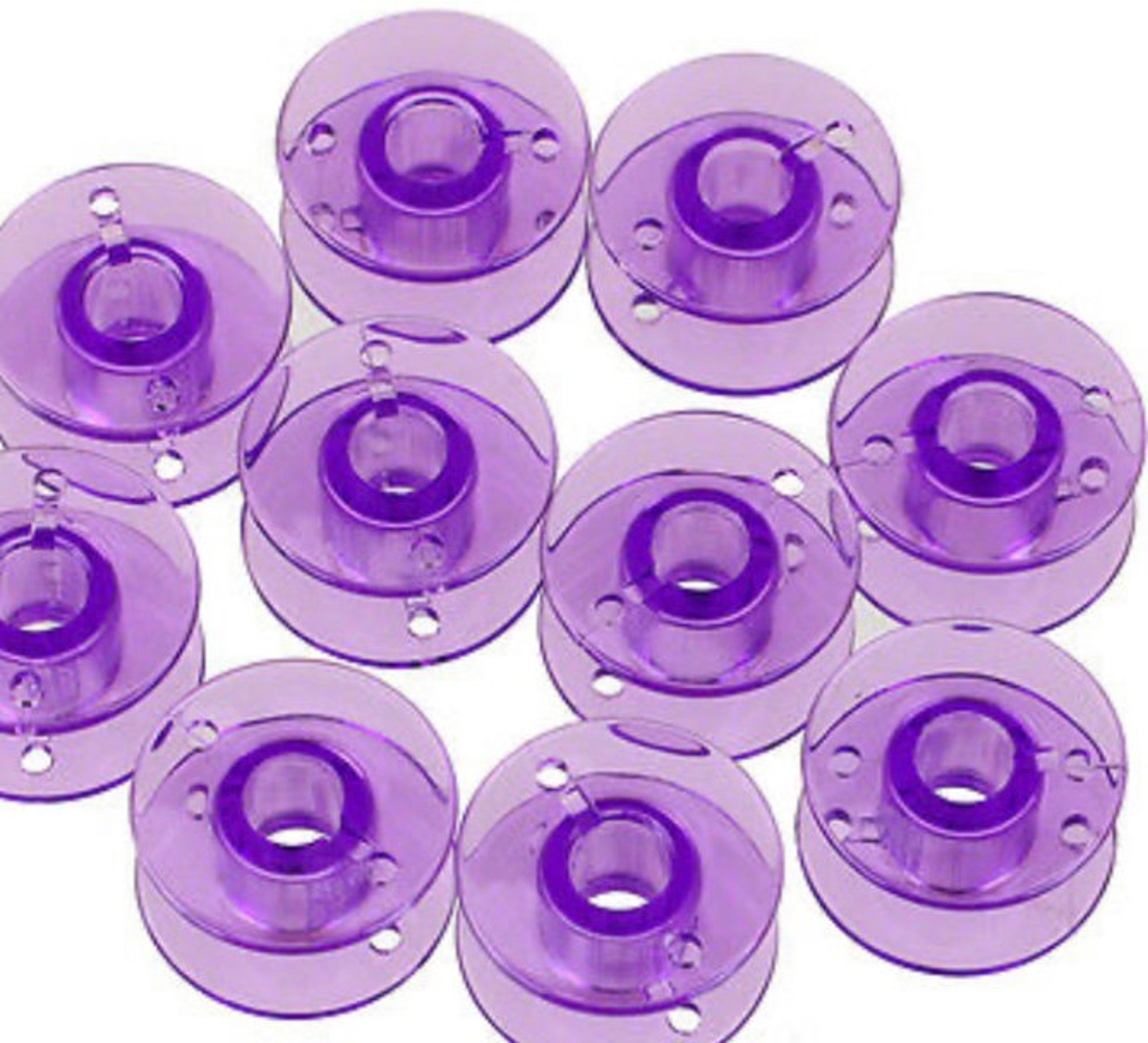 10 Pack Plastic Bobbin Class 15 for Singer Baby Lock Etsy