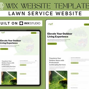 Stunning Landscaping Services Website Template - Fully Responsive Wix Studio Design