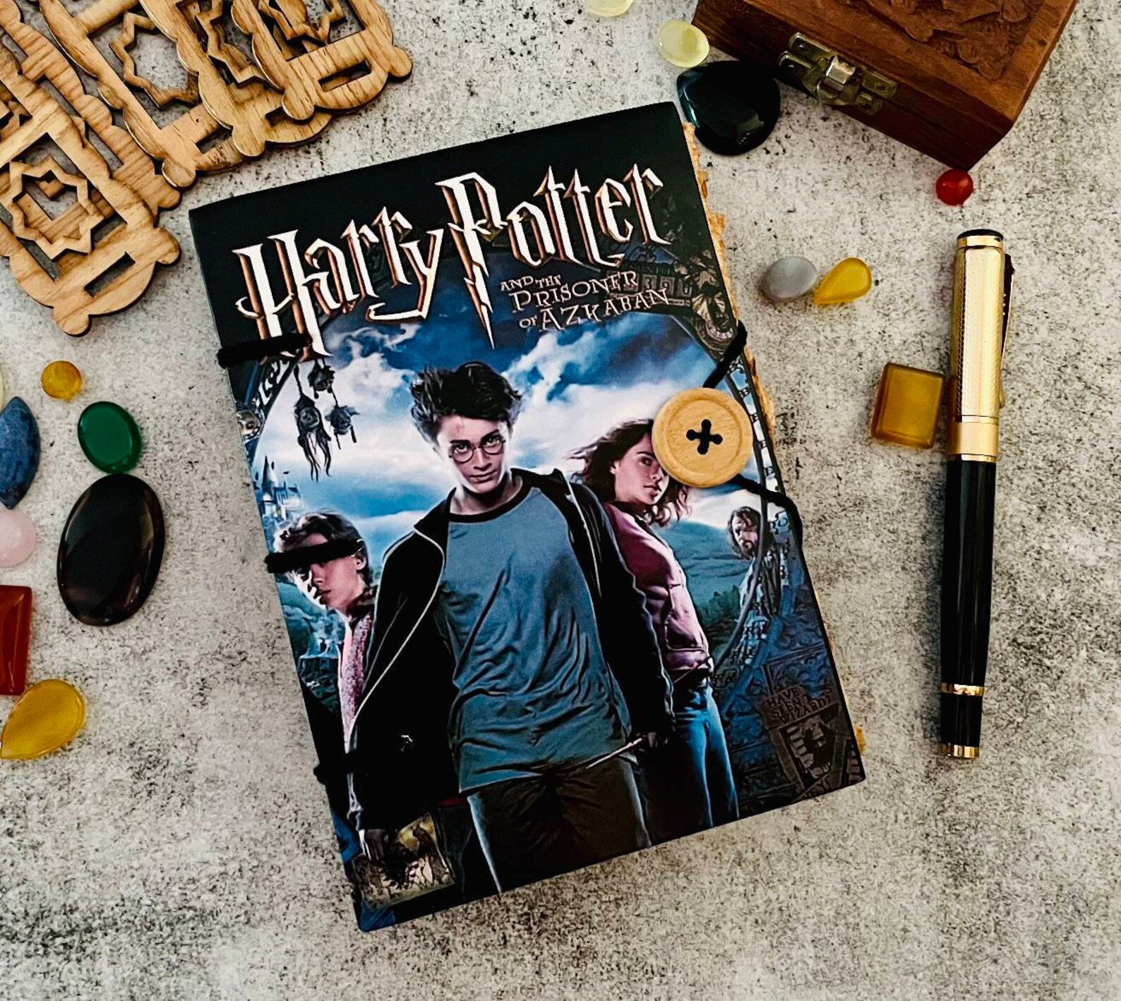 Harry Potter hardcover journal Grimoire Spell book of Etsy