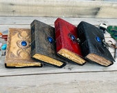 Pack of 4 Book of Shadows, Vintage Leather Journal Third Eye