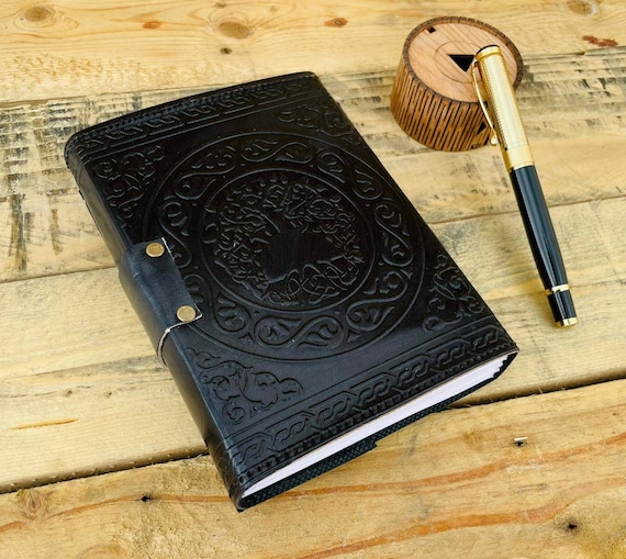 Writing Notebook Hardcover Notebooks Thick Paper Sketchbook Notepad Pocket Notebook for Writing Journaling Office Supplies Graduation Black, Size
