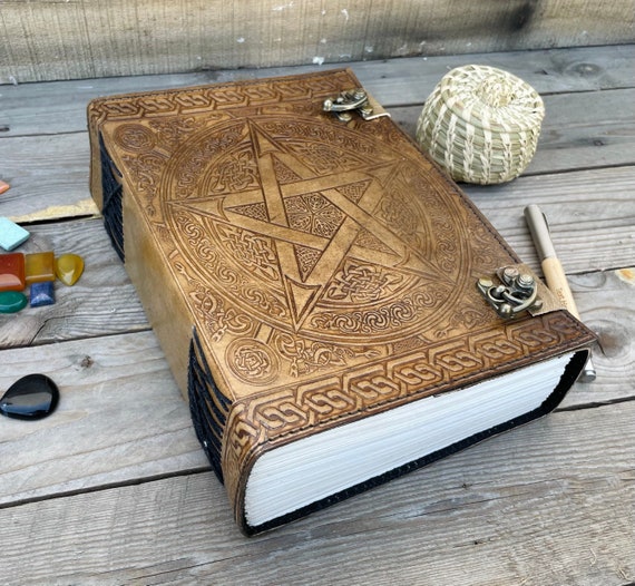 Diario Vintage In Pelle Fatto A Mano - Pagine Vintage Fatte A Mano