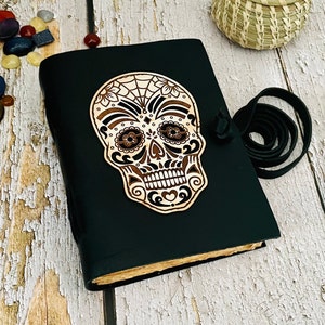 Vintage leather journal Antique spell book of Shadows Personal Journal For Writing, Father's Day Personalize Gift For Him (7x5) Inches