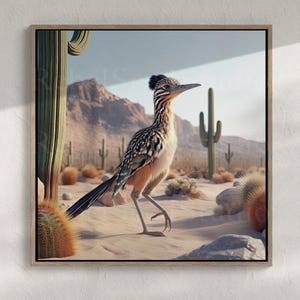 Roadrunner: Southwest Desert Art Print