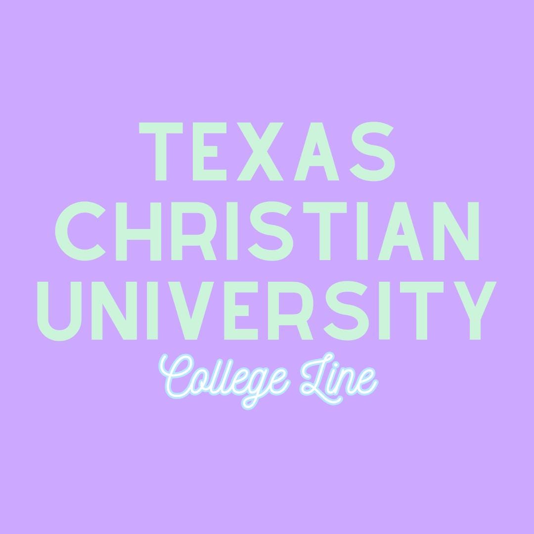 Texas Christian University Gameday Buttons