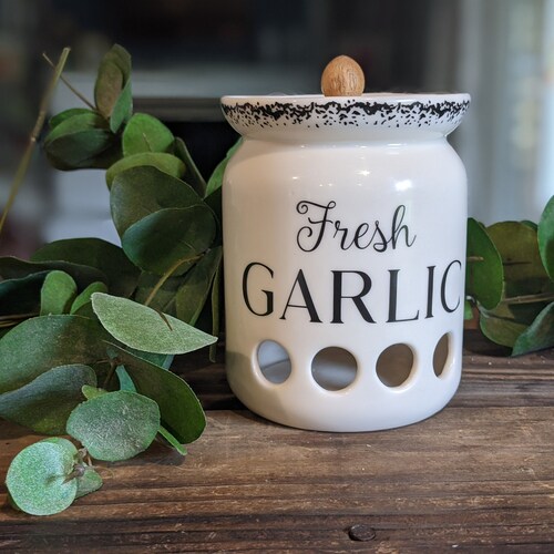 Garlic Keeper Kitchen Storage Farmhouse Kitchen Onion Etsy