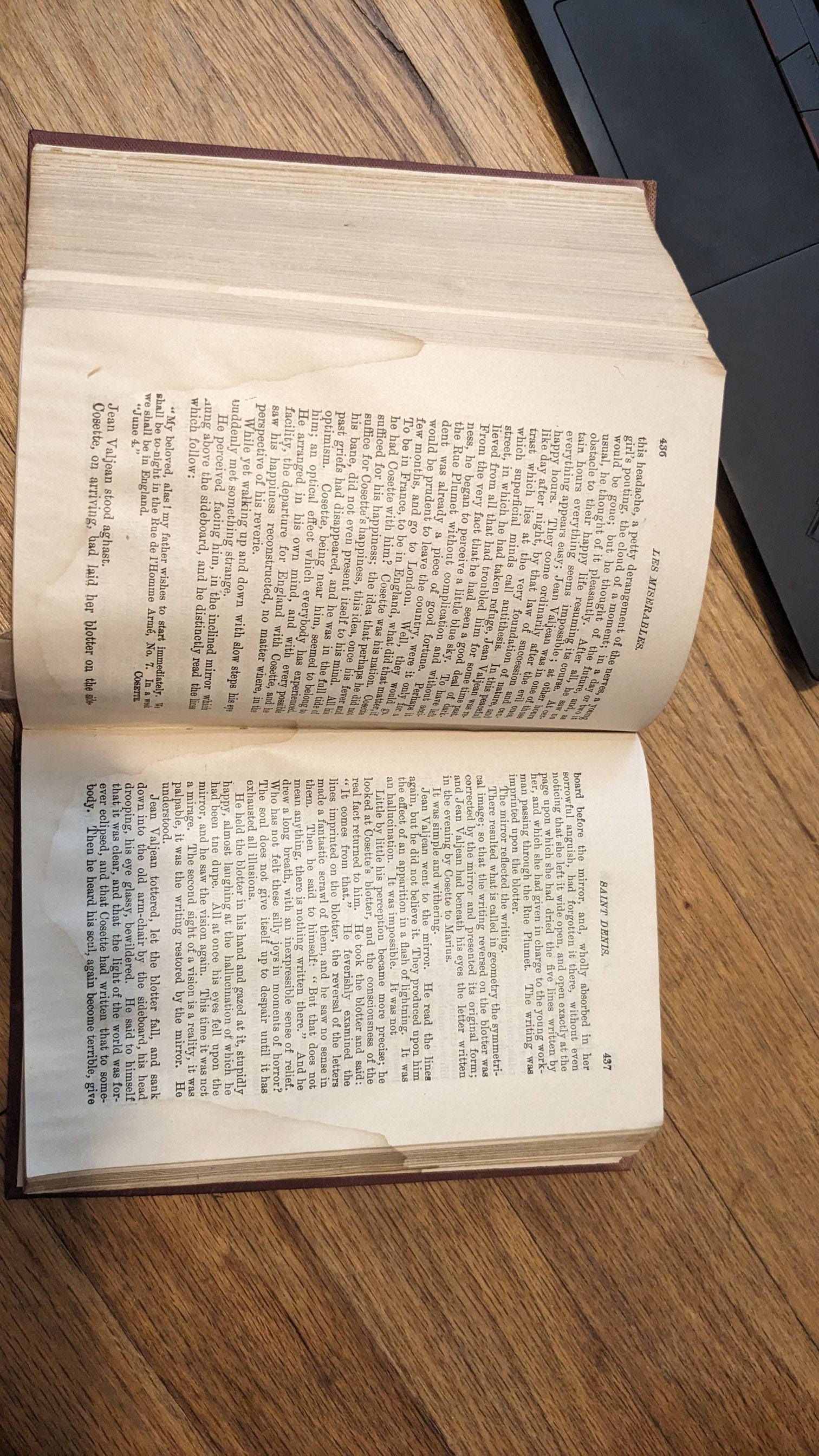 RARE VINTAGE Les Miserables - Victor Hugo, Complete in One Volume - Etsy