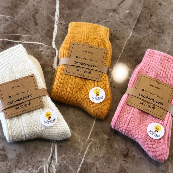 Wool Socks Women | Merino Wool Socks | Wool Socks Women | Thigh Short Knitted Wool Socks | Socks Wool | Knit Wool Socks | Socks Women