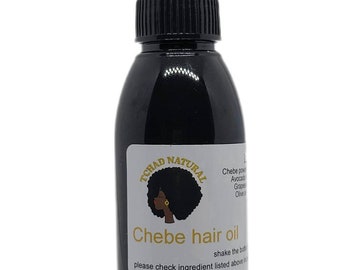 Huile de croissance de cheveux Chebe, huile de Chebe, huile de cheveux naturelle, croissance des cheveux, poudre de Chebe, huile de cheveux infusée de Chebe