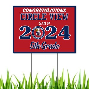Custom Graduate Yard Signs- 12 piece minimum order