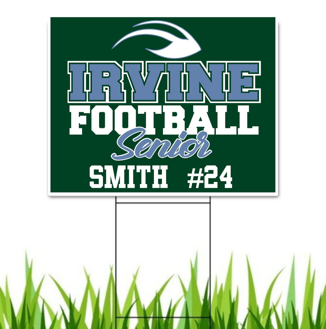 Customizable Sports Yard Sign Option 3 Etsy