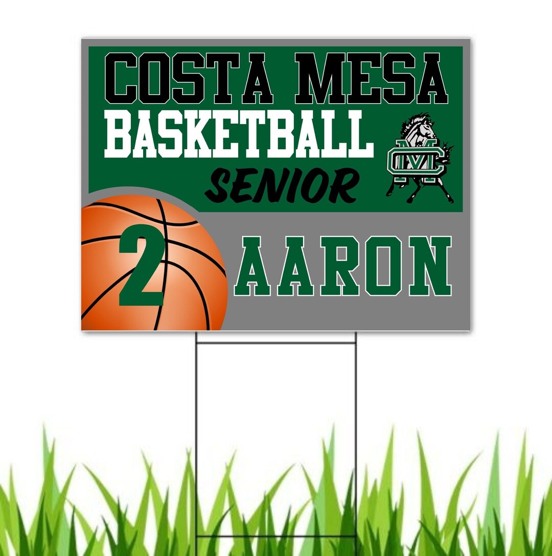 Customizable Sports Yard Sign Option 4 Etsy