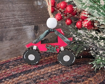 ATV Christmas Ornament: Personalized Holiday Decor, Gift Tag