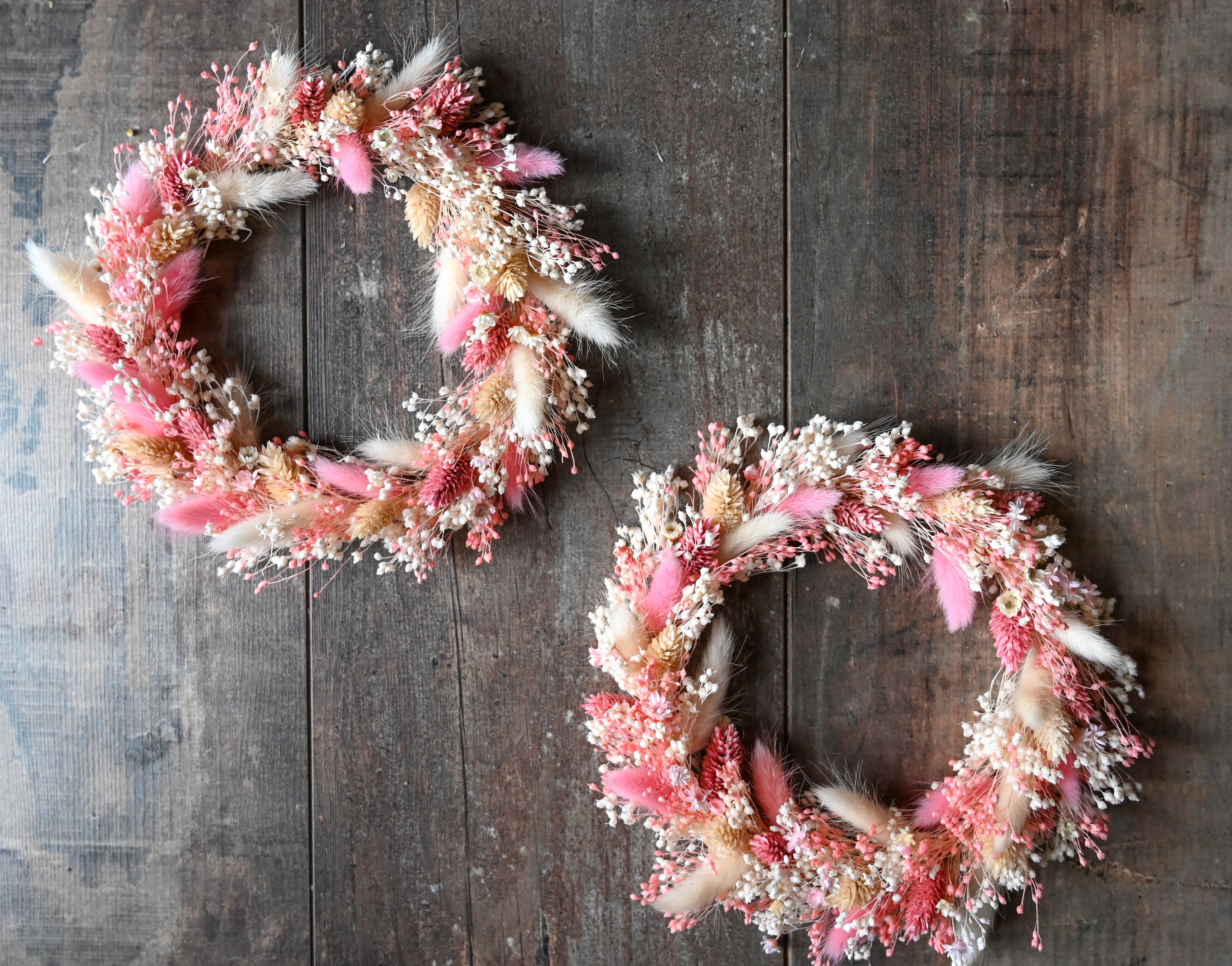 Couronne Murales Fleurs Séchées