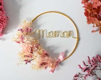 Couronne fête des mères cadeau maman couronne personnalisée