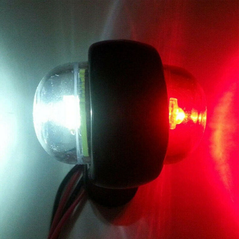 4x 12v 24v Led Rear Side Marker Lights Truck Lkw Trailer / Hgv Etsy