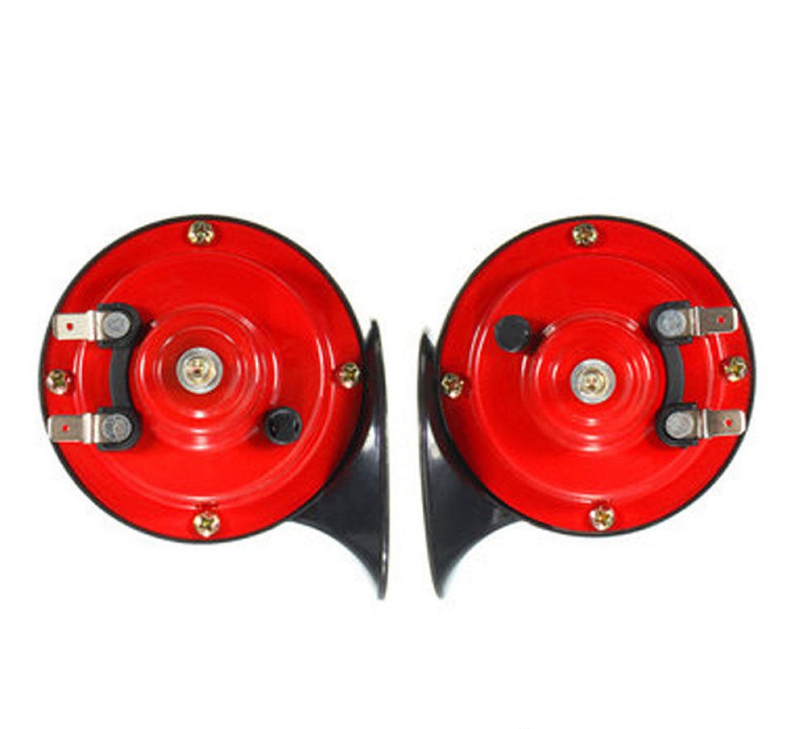 2 Pieces Sound Double Horn Siren Air Horn Car Fanfare Car 2x Etsy