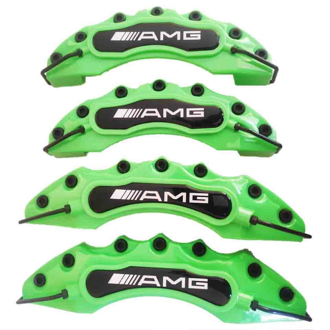 Mercedes Brake Caliper Covers Set Kit Front & Rear Green AMG Etsy