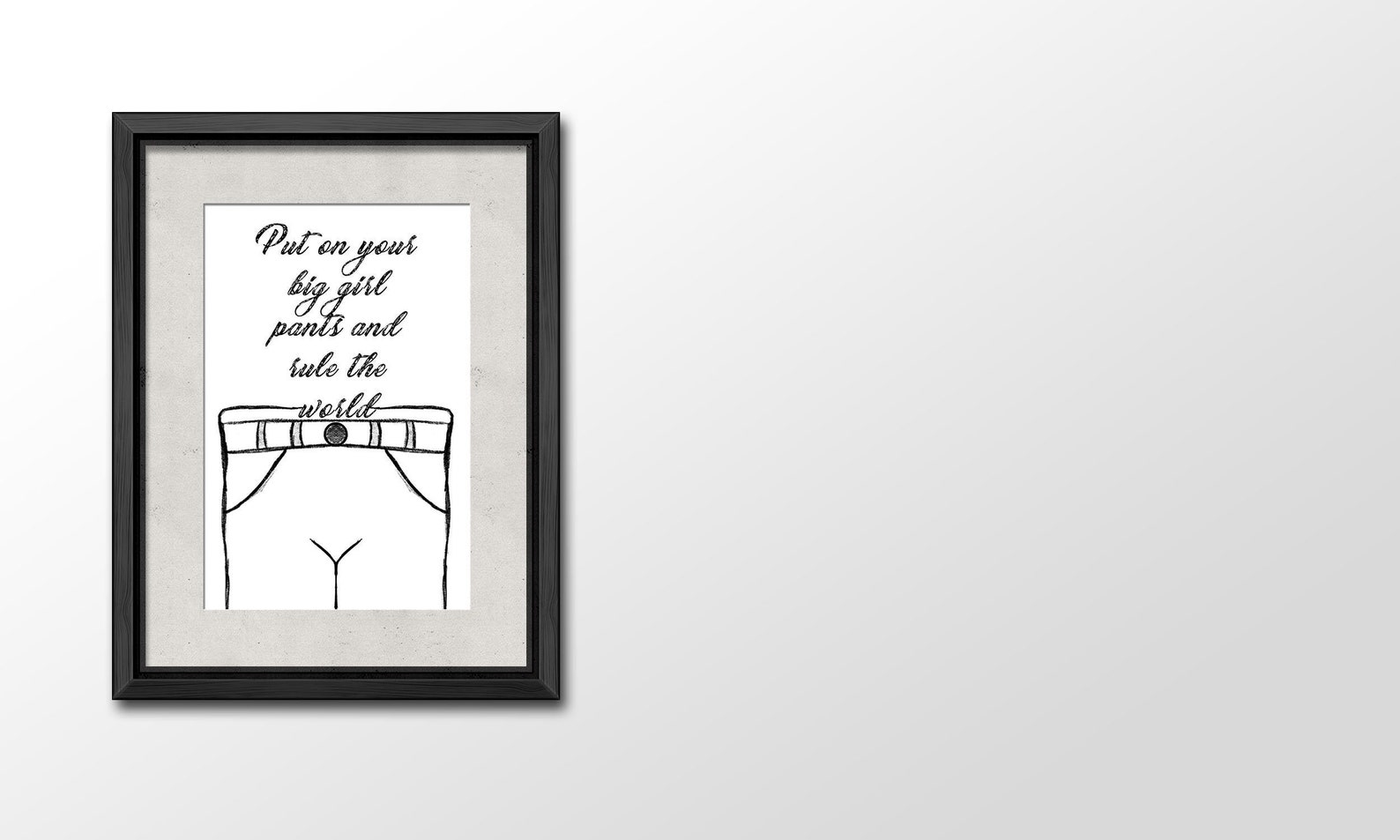 Put on your big girl pants and rule the world downloadable Etsy