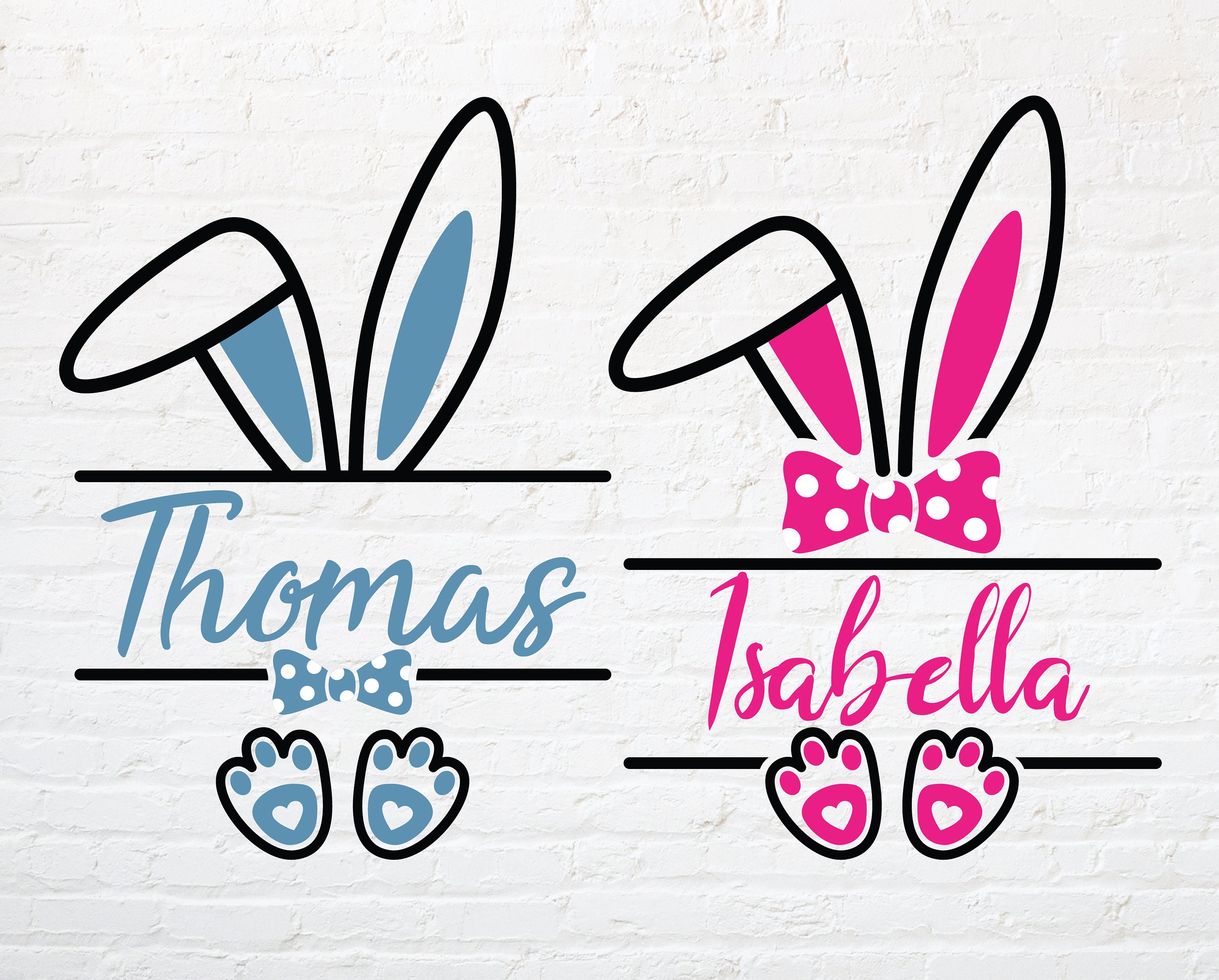 Bunny Name Frame Svg Bunny Face Svg Easter SVG Bunny Svg Etsy