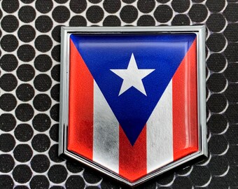 Puerto Rico Car Flag Etsy