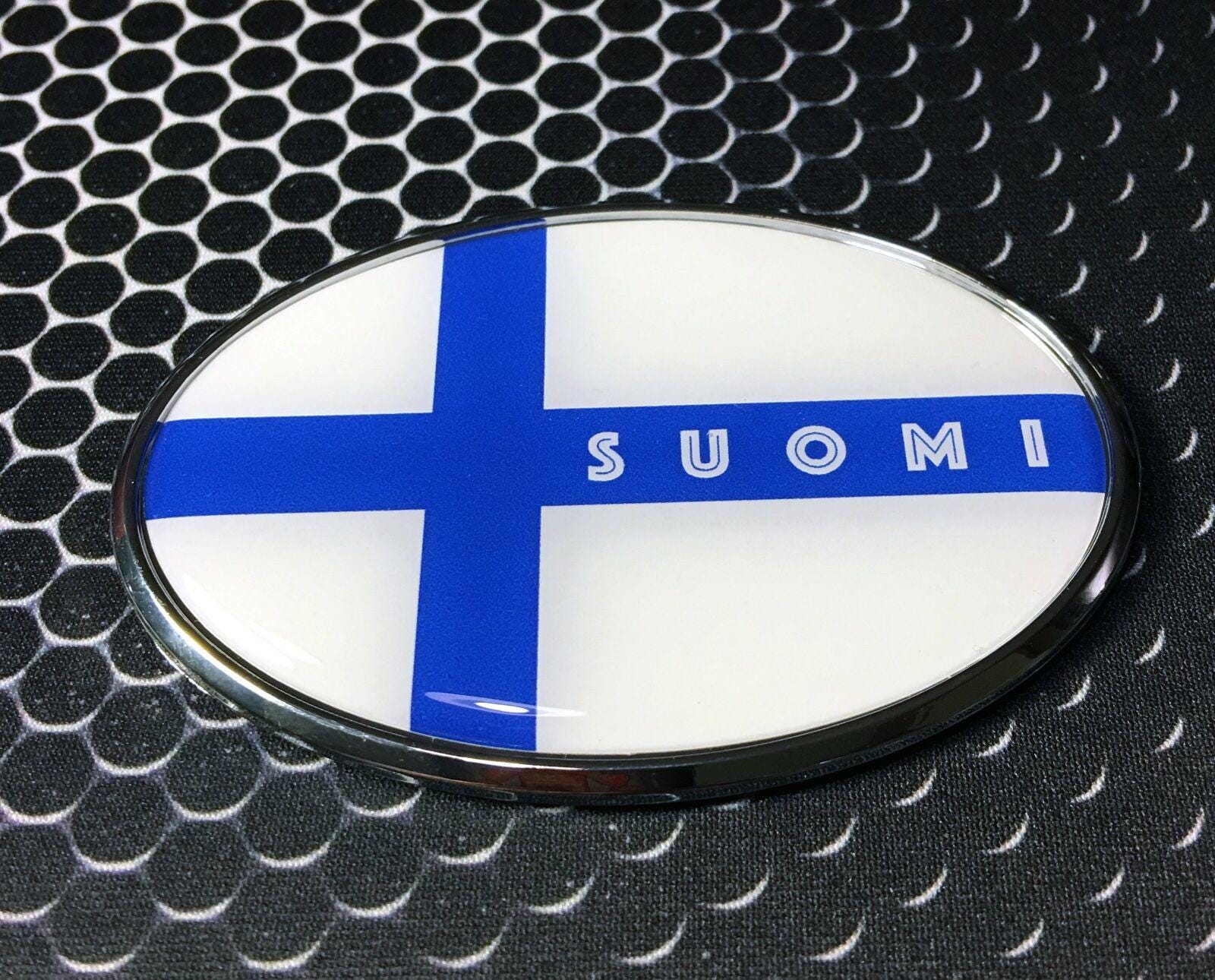Pack Of 4: Finnish Flag Vinyl Decals – Finland FIN FI Stickers For Car/Laptop