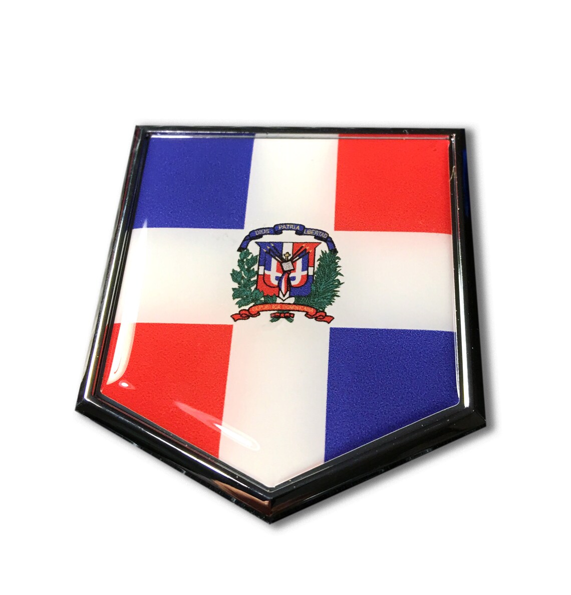 Dominican Republic Flag Domed CHROME Emblem Proud Flag Car 3D Etsy