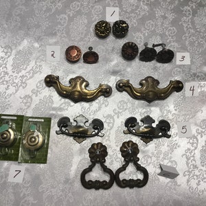 Drawer / Dresser / Furniture / Cabinet Pulls 7 Different Styles To Choose From