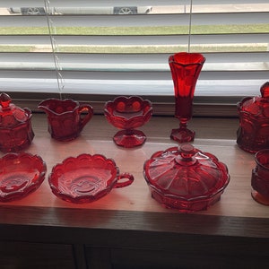 Fostoria Glass Collection 9 Pieces To Choose From To Start Or Add To Your Collection Red Vintage Collectibles Dinner Ware Rate Find Elegant