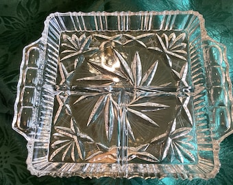 Tiffany & Co Crystal Glass Square Ashtray Trinket Tray Chip - Etsy