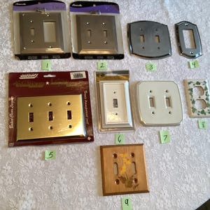 Wall Switch And Plug Plates 9 Different Styles To Choose From