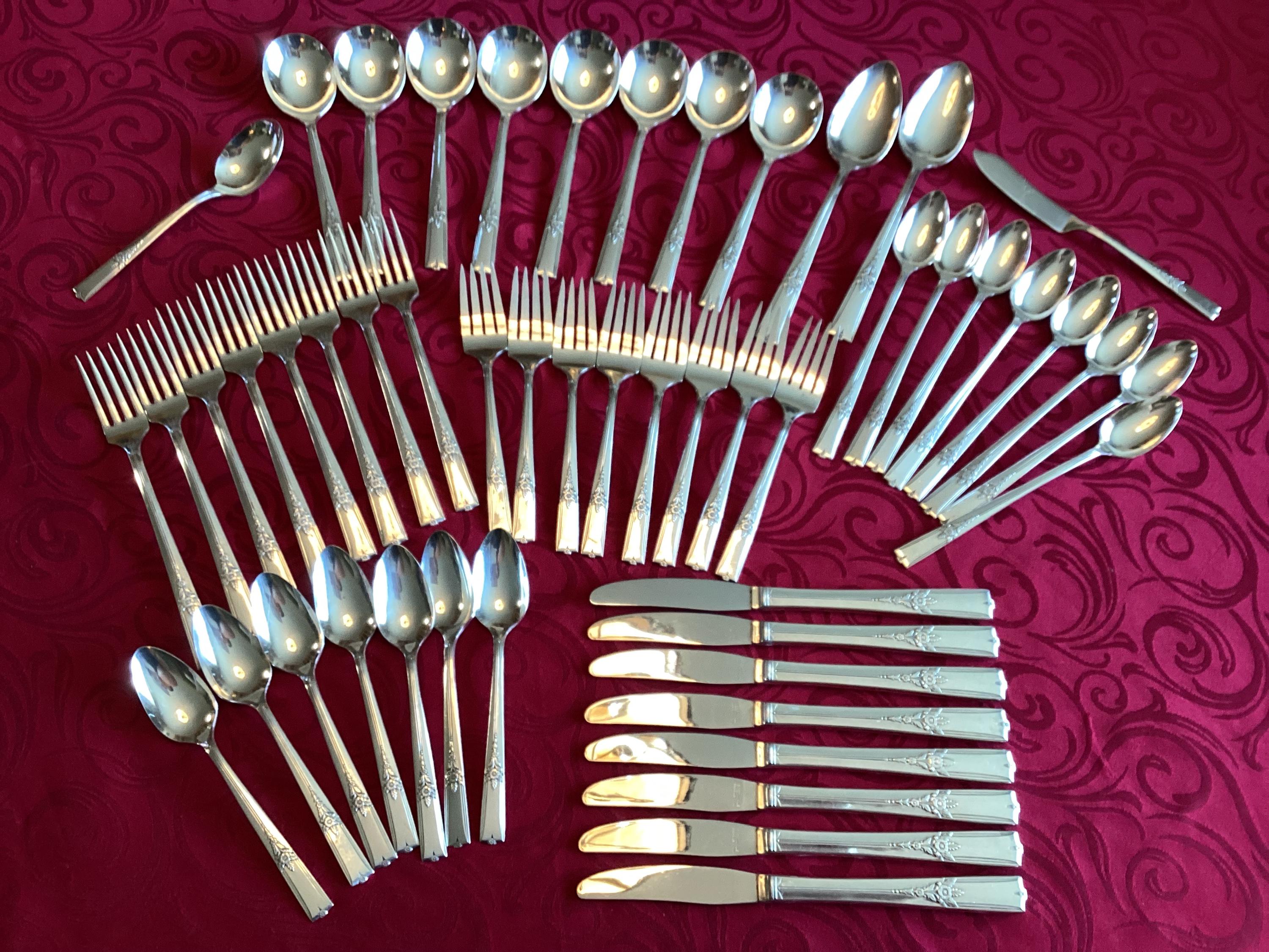 1941年 シルバー 銀製 Oneida カトラリーセット アンティーク