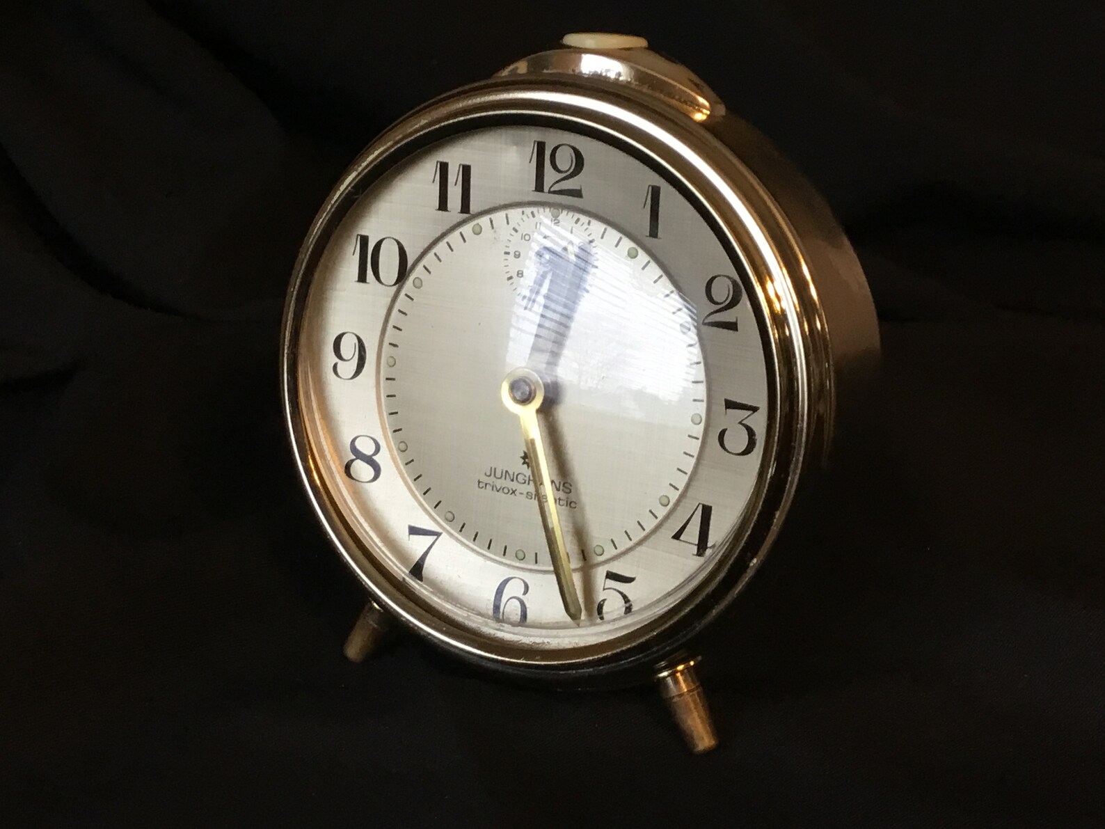 A Great Vintage Junghans Trivox Silentic Alarm Clock 60s Mid Etsy