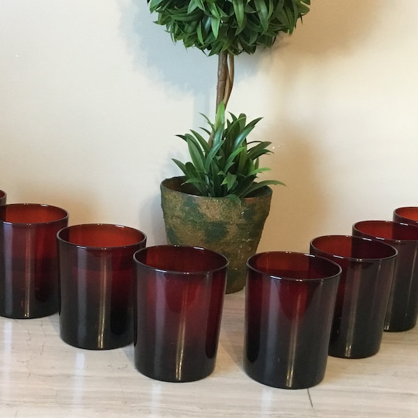 Bright Red Glasses - Etsy